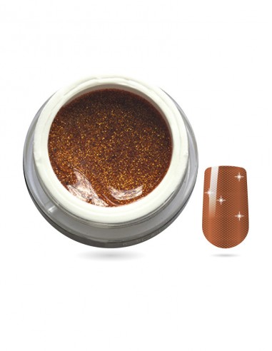Gel colorato - Rame Glitterato 7ml