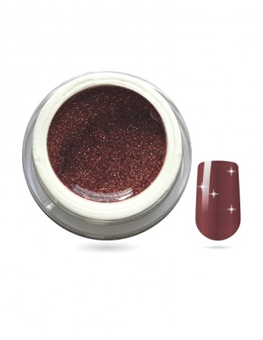 Gel colorato - Rame Scuro Glitterato 7ml