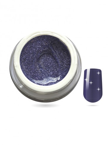 Gel colorato - Blu Violaceo Glitterato 7ml