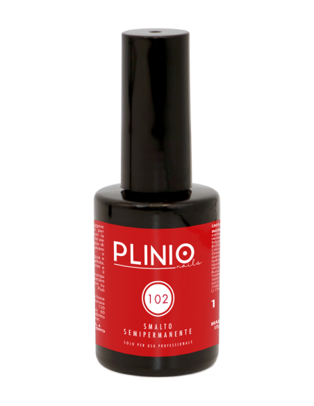 Smalto Semipermanente 102 - Rosso rubino 15ml