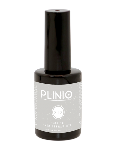 Smalto Semipermanente 212 - Grigio Metal 15ml (perlato)