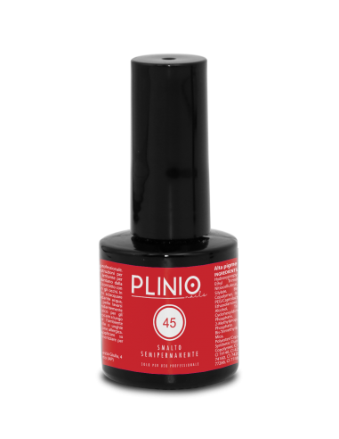 Smalto Semipermanente SM45 - Rosso Fuoco 10ml