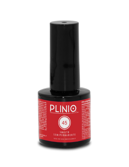 Smalto Semipermanente SM45 - Rosso Fuoco 10ml
