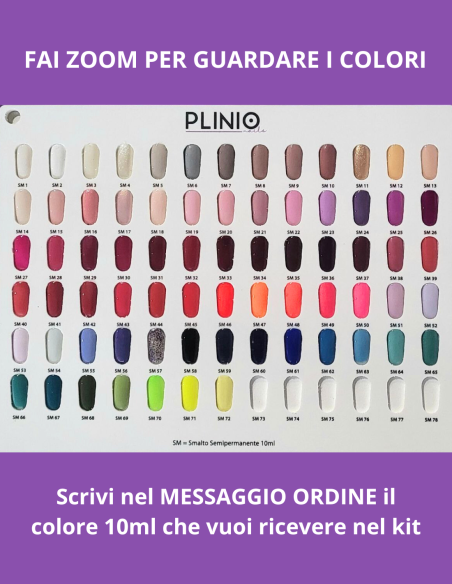 MINI Kit Smalto Semipermanente con Lima Omaggio