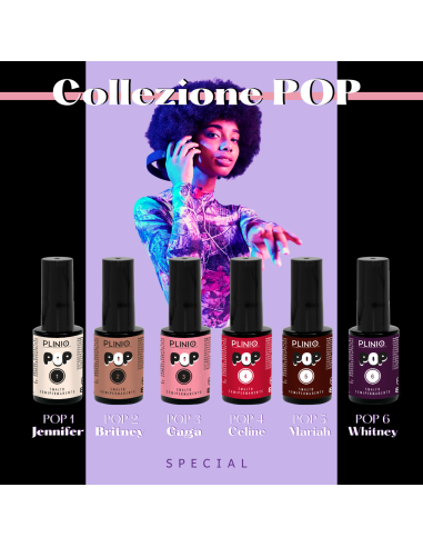 Kit Smalto Semipermanente Collezione POP - 6 colori in formato 8ml