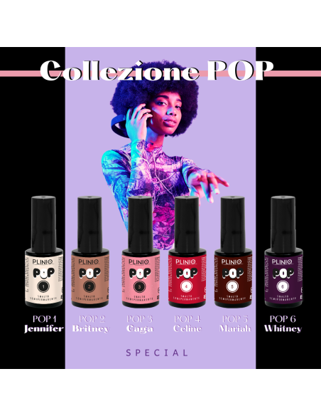 Kit Smalto Semipermanente Collezione POP - 6 colori in formato 8ml