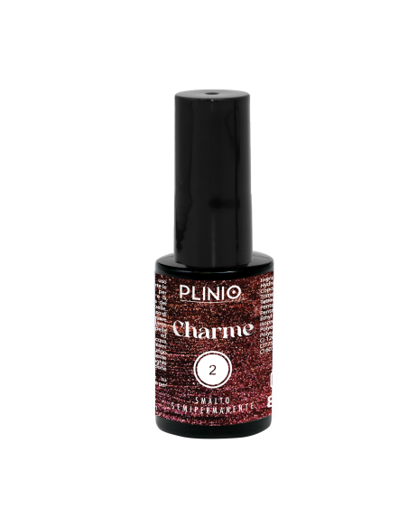 Smalto Semipermanente CHARME 2 Marrone Olografico - 8ml