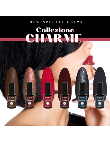 Kit collezione CHARME- 6 Smalti Semipermanenti colorati in formato 8ml