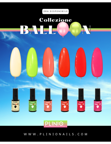 Kit Smalto Semipermanente Collezione BALLOON - 6 colori in formato 7,2g